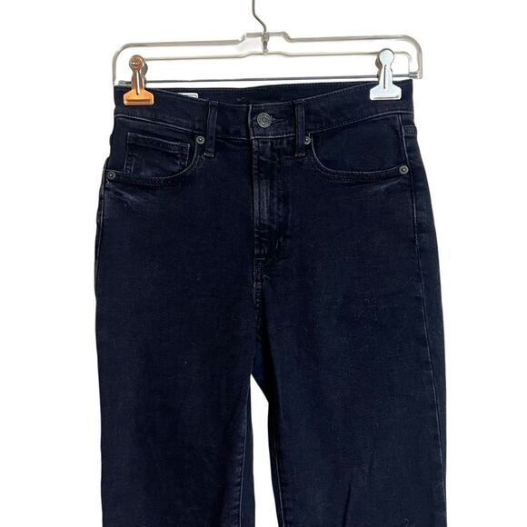 Gap black 70s flare high rise jeans. Size 2P - Picture 2 of 7